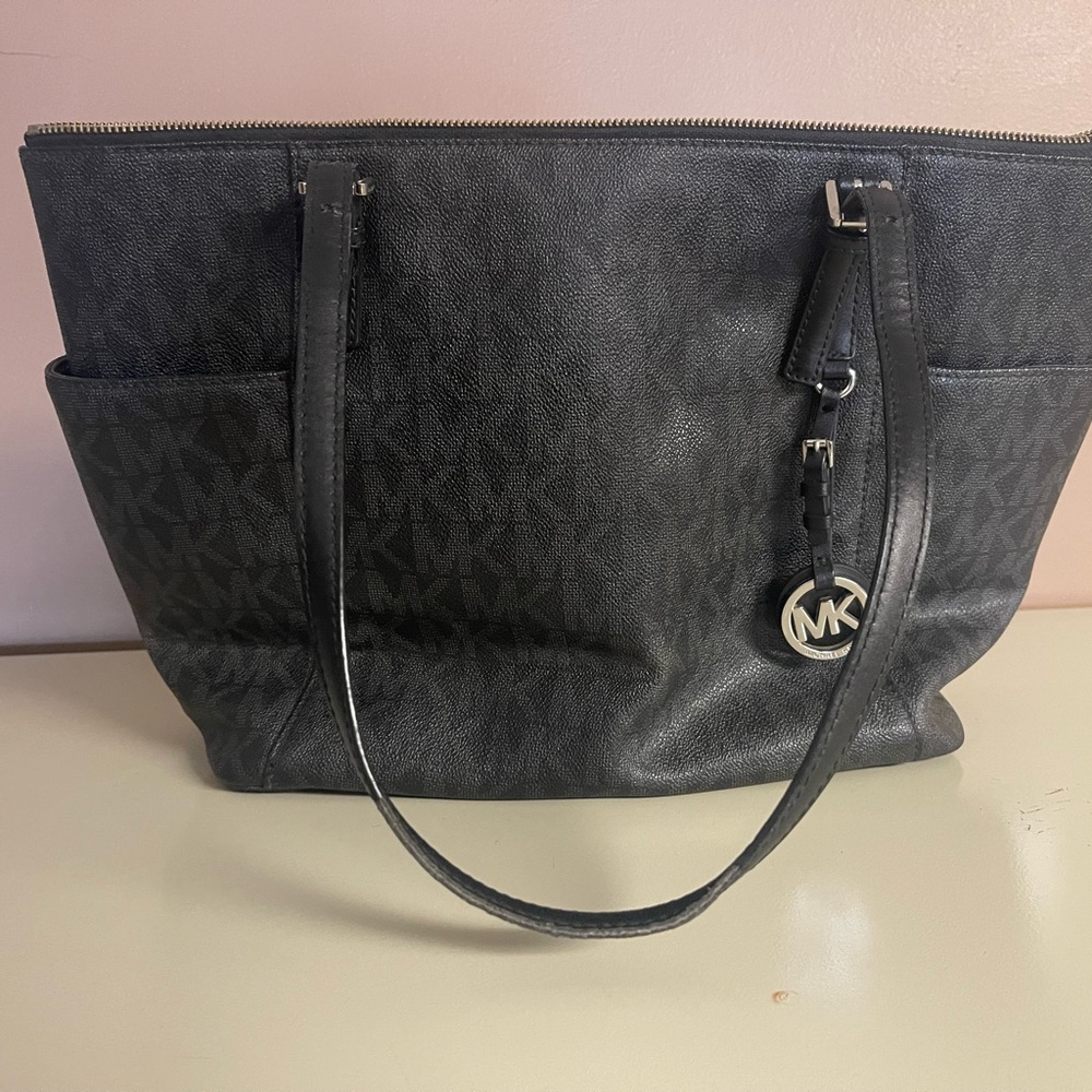 Michael Kors Charcoal Signature Tote